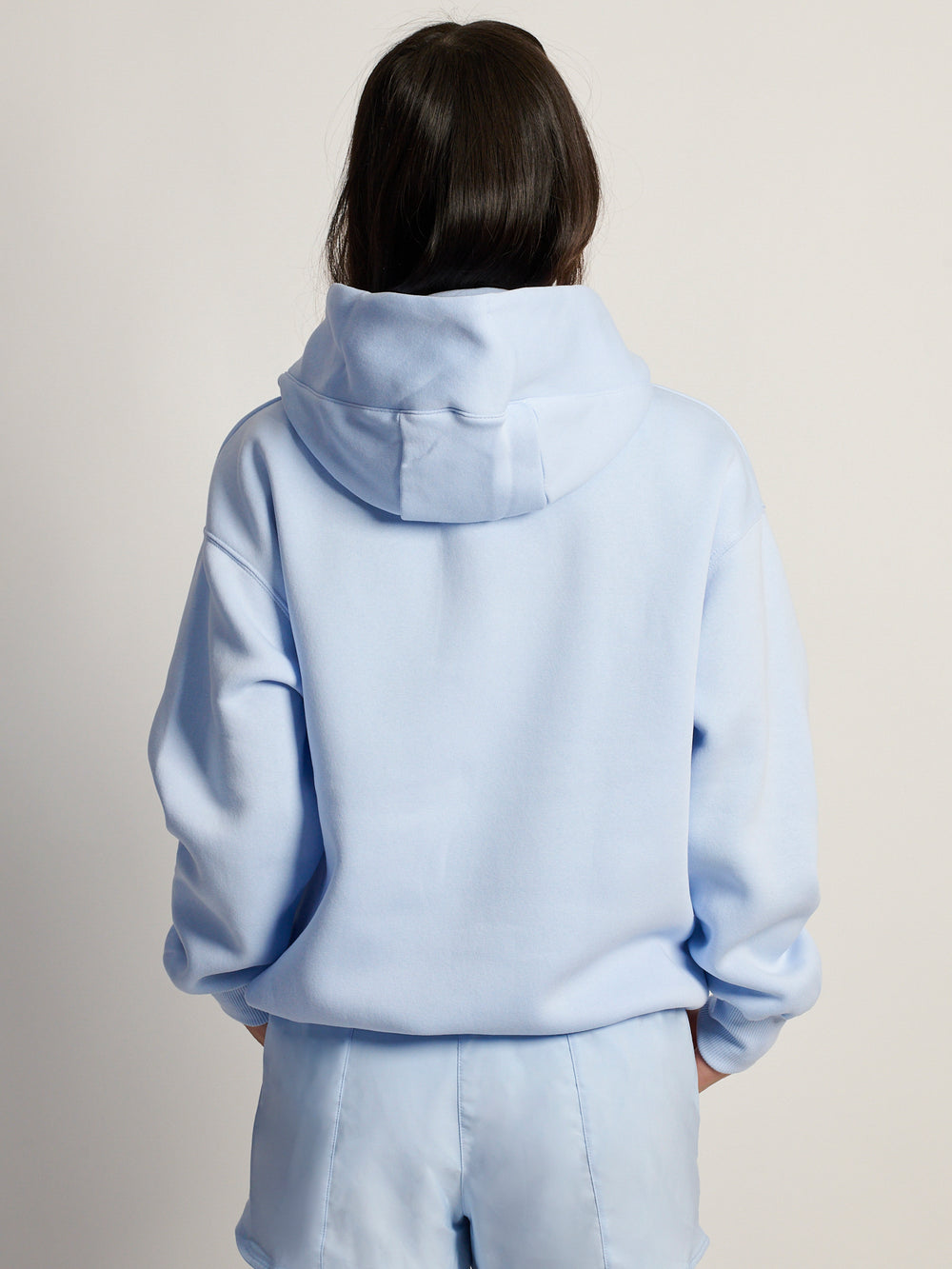 NIKE SPORTSWEAR PHOENIX FLEECE OVERSIZED PULL OVER HOODIE - BLUE