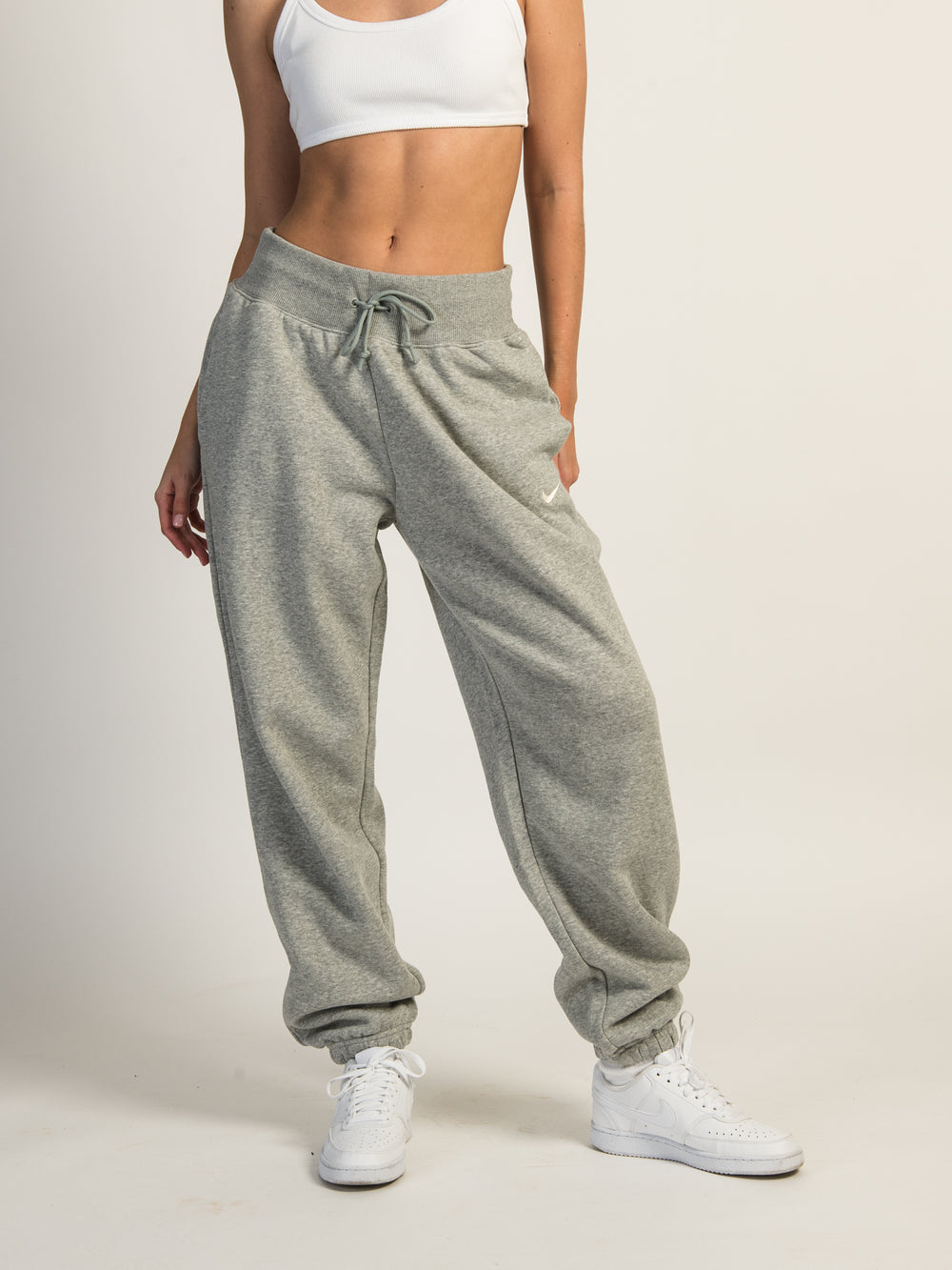 NIKE PHOENIX FLEECE PANTS for women, grey! Buy online - HERE