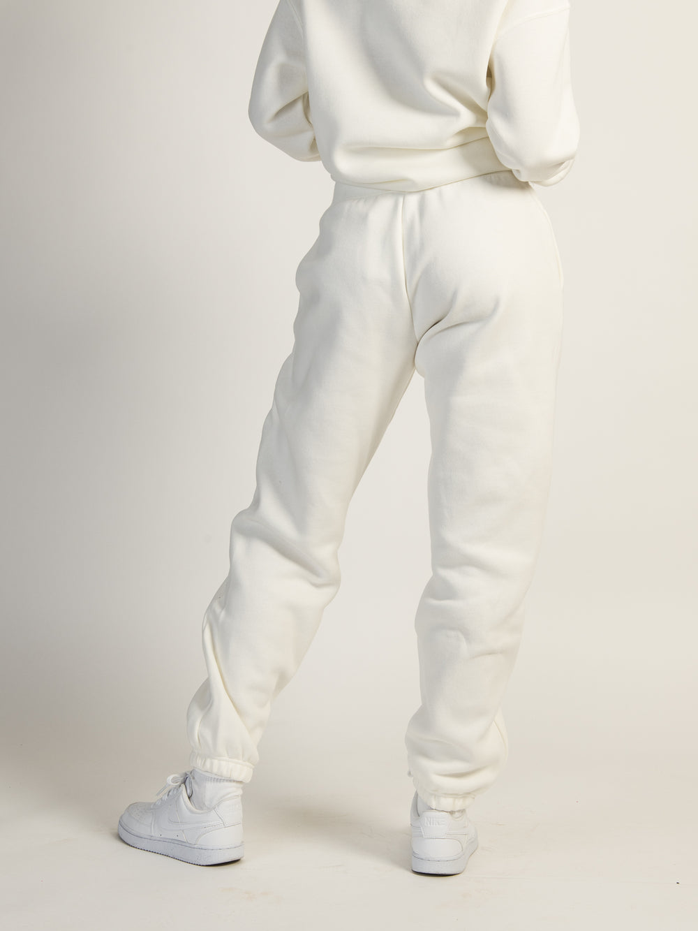 Nike Wmns Phoenix Fleece High-Waisted Oversized Pants Black/White DQ5887-010