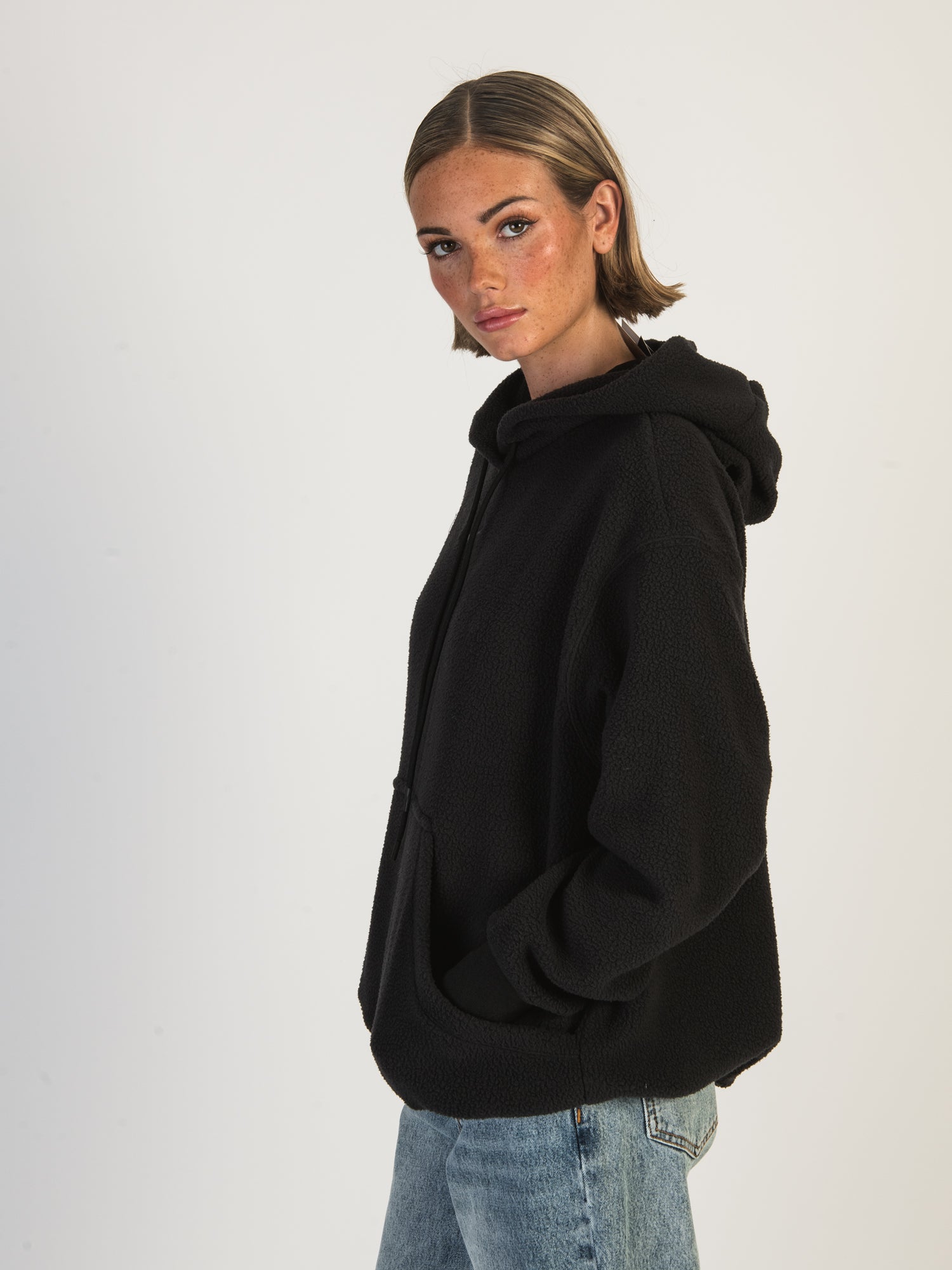 Nike high neck zip on sale up