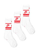 NIKE NIKE 3 PACK CREW SOCKS - Boathouse