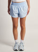 NIKE NIKE ONE DF MID RISE 3in SHORT - BLUE/WHITE - Boathouse