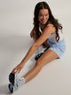 NIKE NIKE ONE DF MID RISE 3in SHORT - BLUE/WHITE - Boathouse