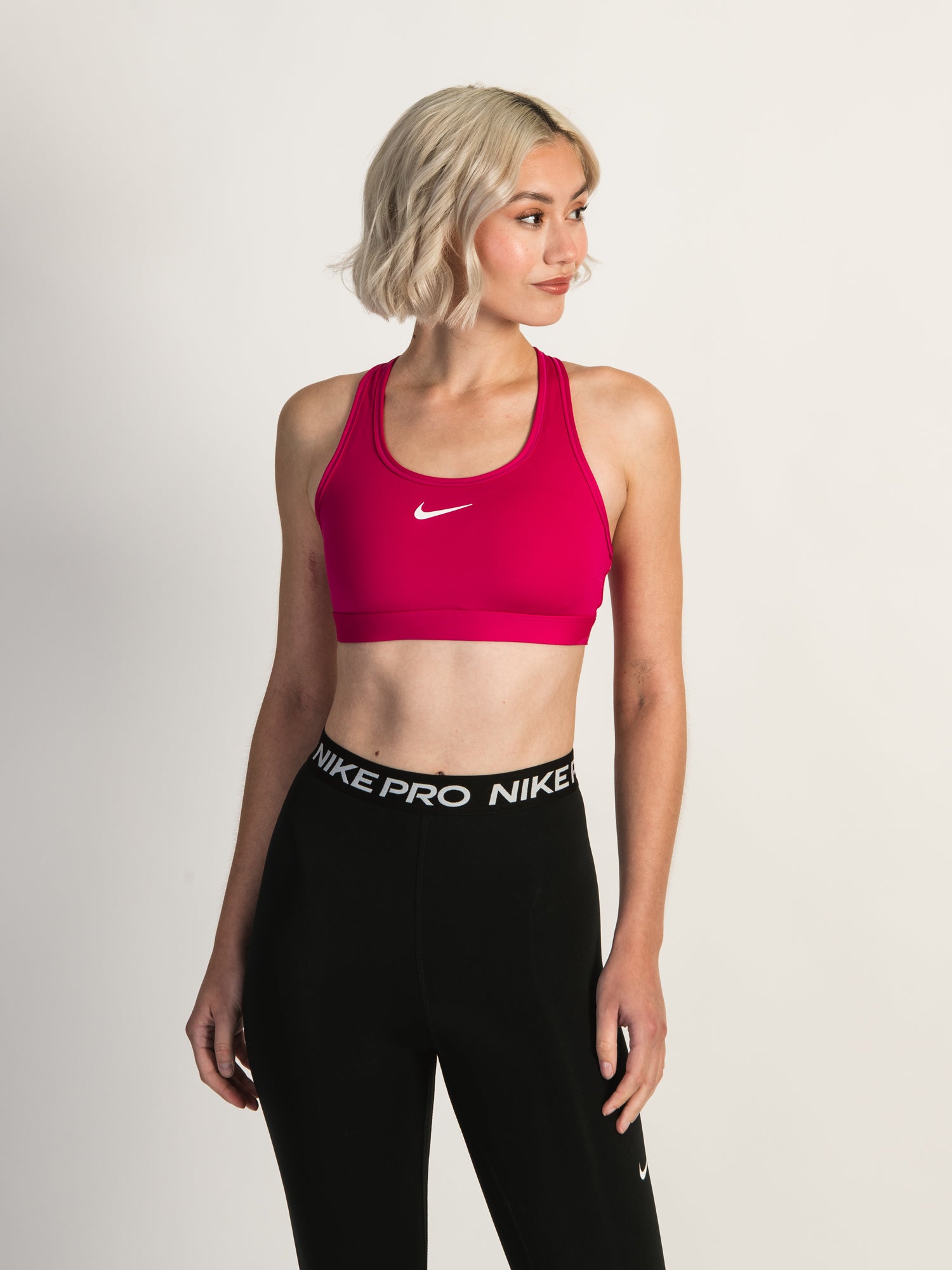 Nike Pro Compression Sports Bra Womens size XS Bright Orange 