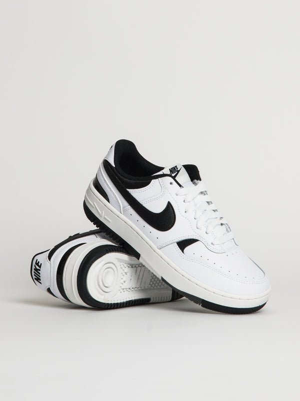 WOMENS NIKE GAMMA FORCE SNEAKER - WHITE/IRON GREY/BLACK