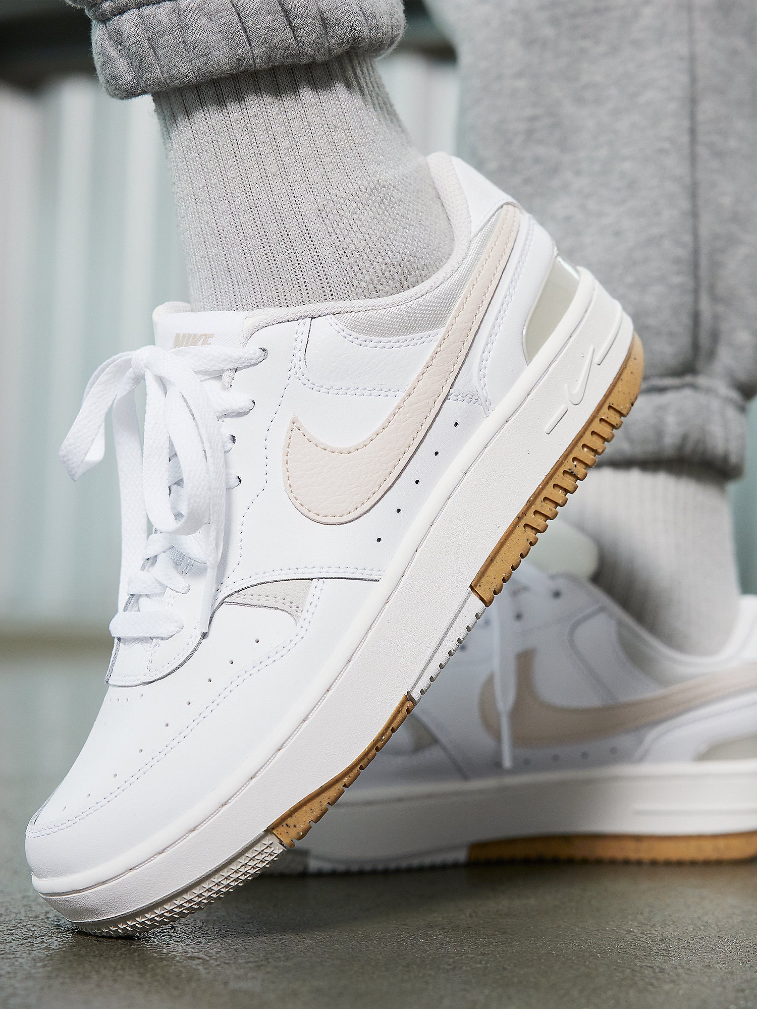 All white nikes womens best sale