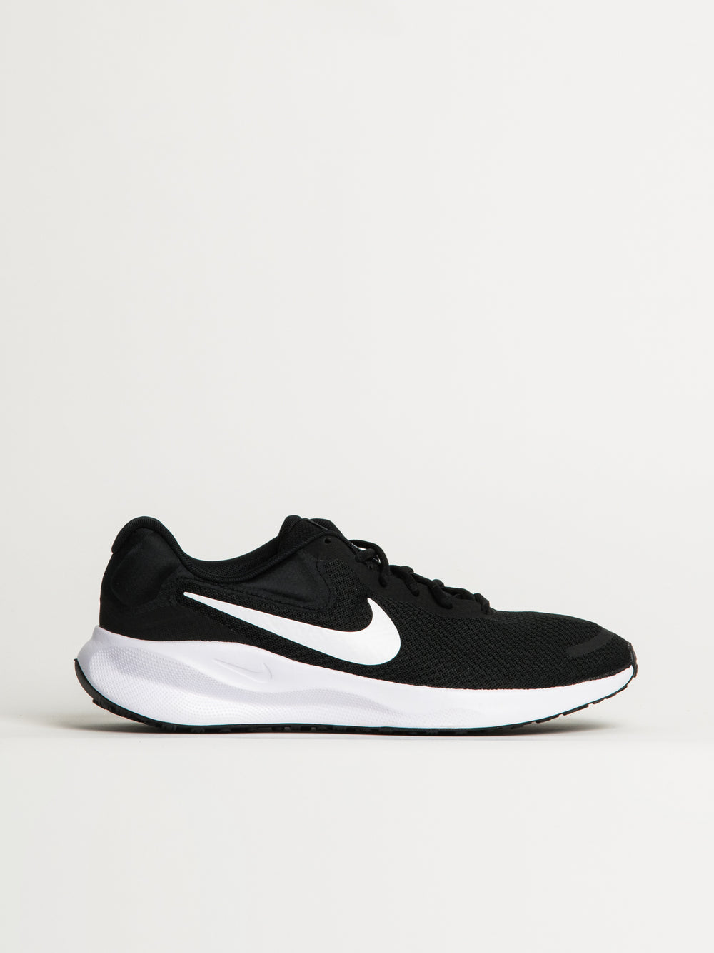 MENS NIKE REVOLUTION RUNNING SHOE BLACK/WHITE