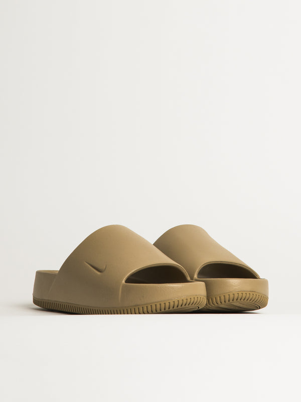 MENS NIKE CALM SLIDES - KHAKI