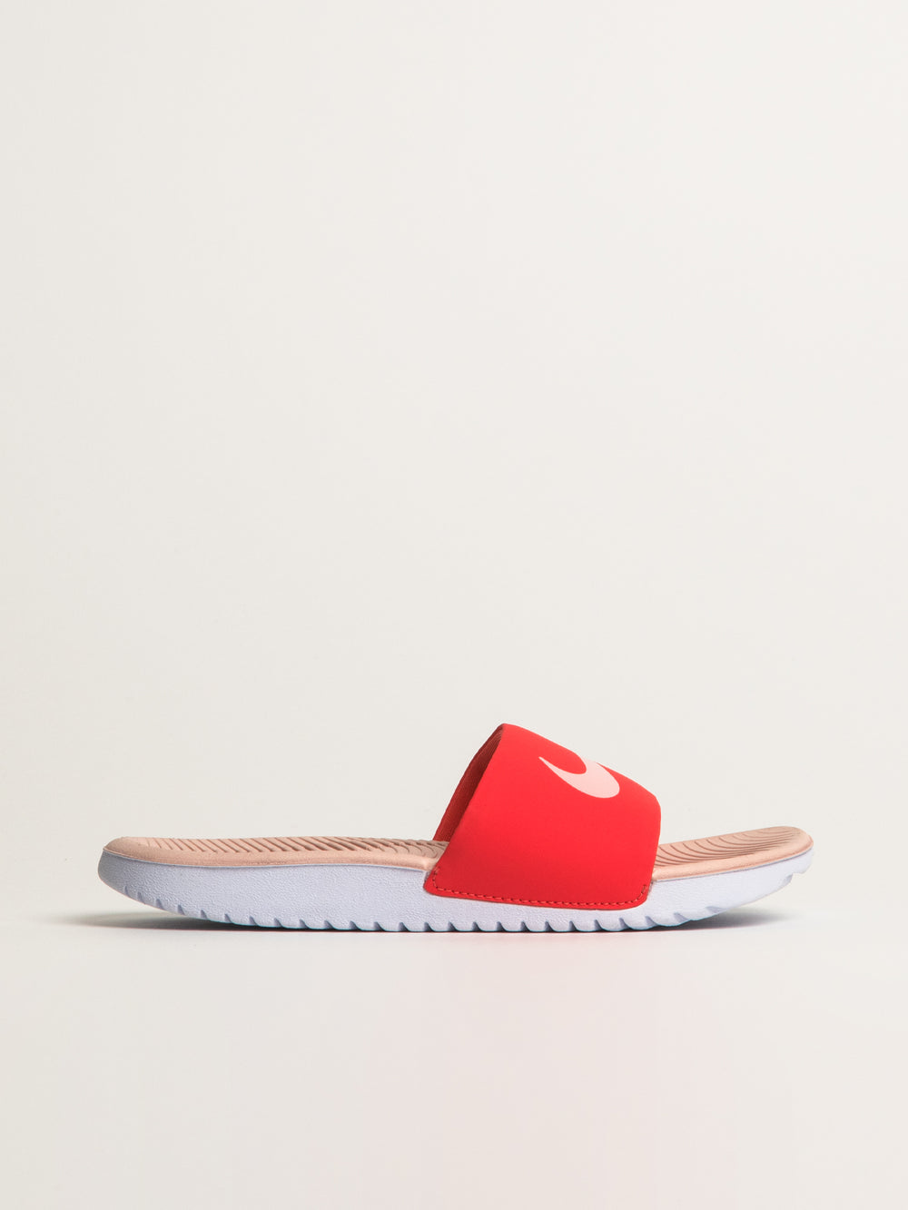 KIDS NIKE KAWA SLIDES EMBER/WHITE/ECHO PINK - Main Image