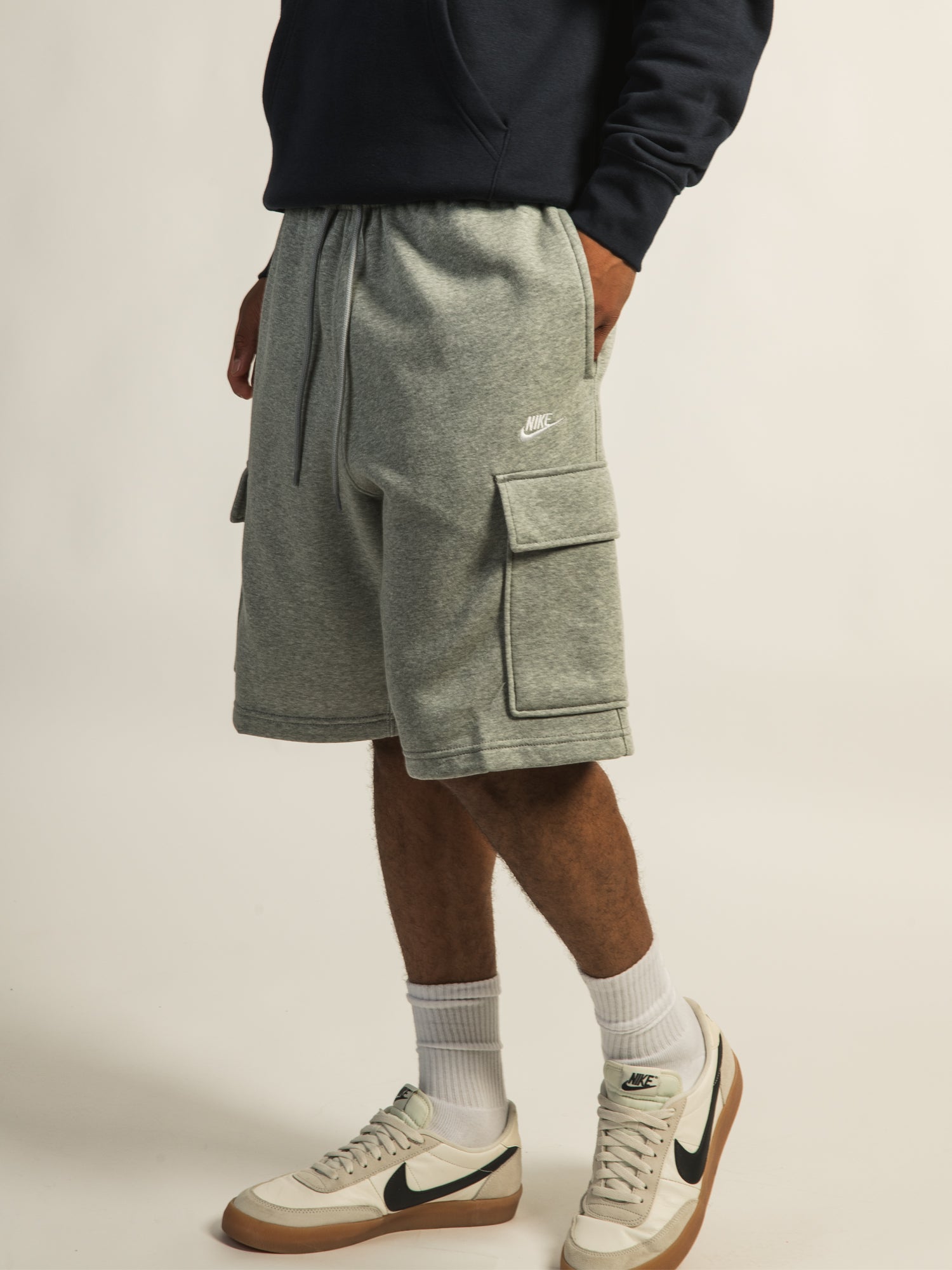 nike cargo shorts grey