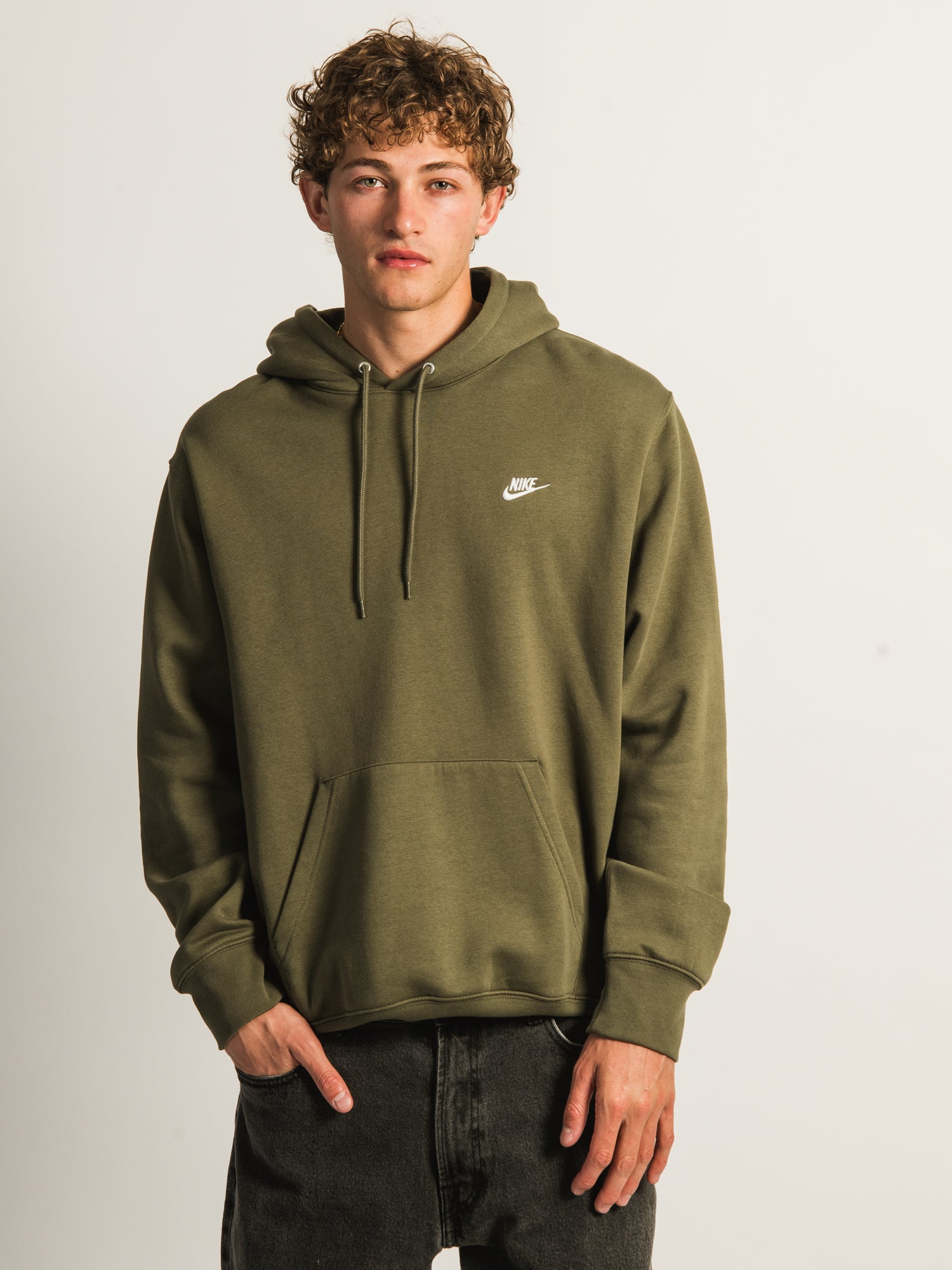 nike olive flak hoodie
