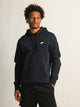 NIKE NIKE SPORTSWEAR CLUB PULLOVER HOODIE - OBSIDIAN - Boathouse