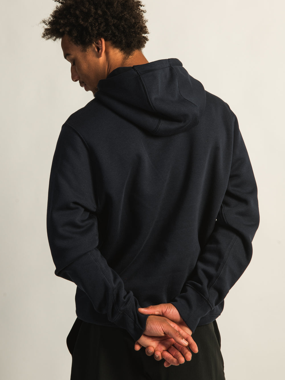 NIKE SPORTSWEAR CLUB PULLOVER HOODIE - OBSIDIAN