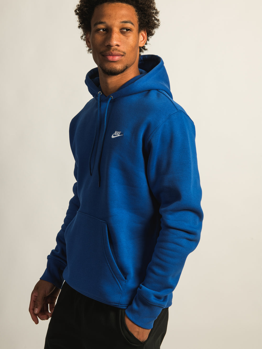 NIKE SPORTSWEAR CLUB PULL OVER HOODIE - BLUE