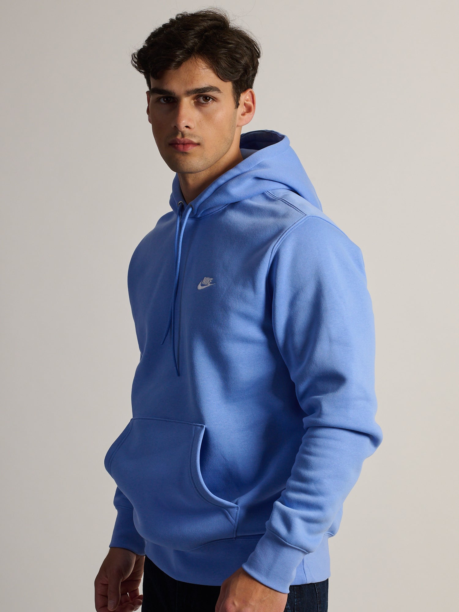 NIKE SPORTSWEAR CLUB PULL OVER HODDIE - ROYAL PULSE