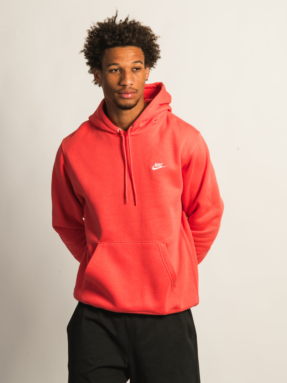 NIKE SPORTSWEAR CLUB PULL OVER HOODIE - MAGIC EMBER