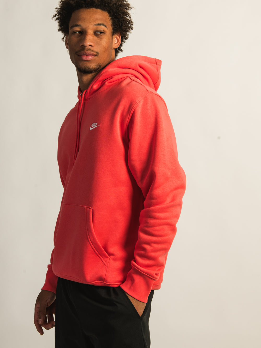 NIKE SPORTSWEAR CLUB PULL OVER HOODIE - MAGIC EMBER