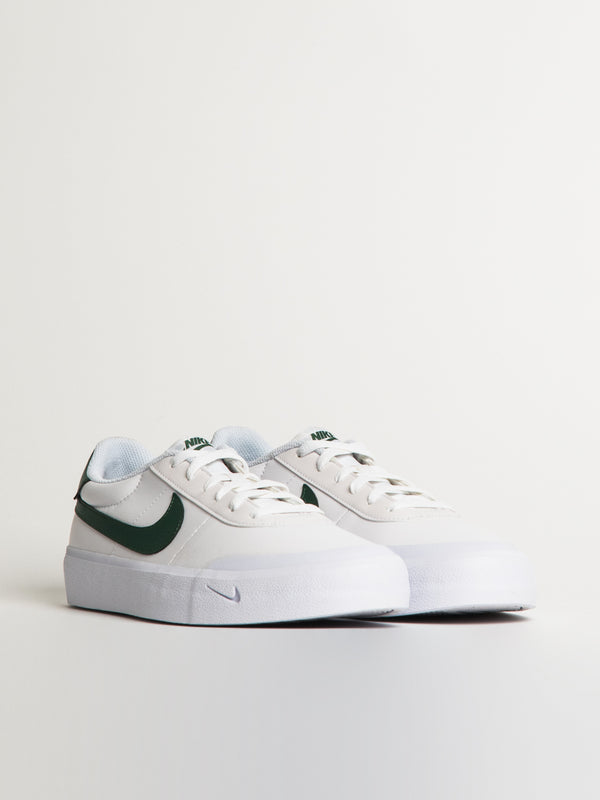 MENS NIKE COURT SHOT SNEAKER - WHITE/GREEN