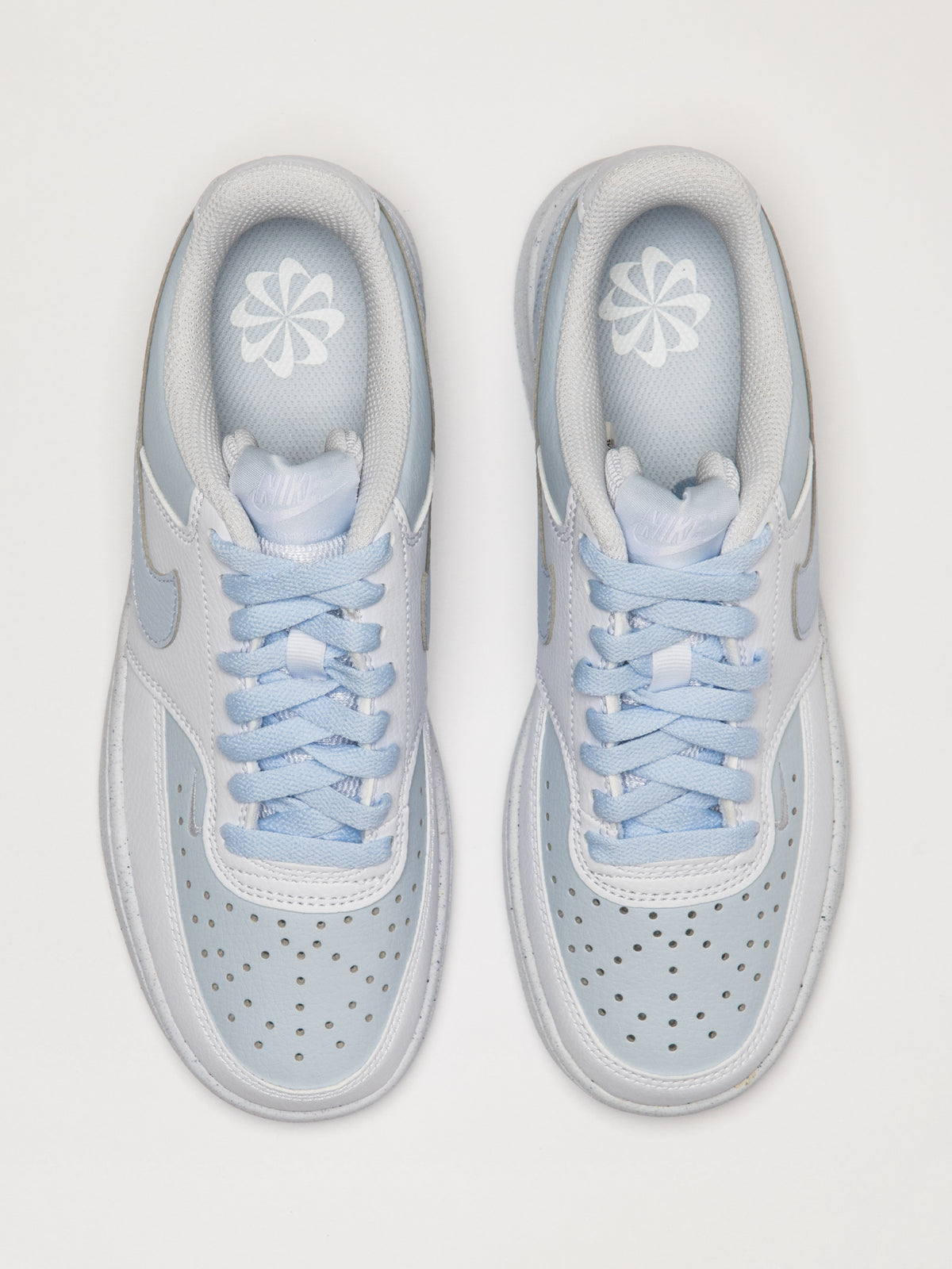 WOMENS NIKE COURT VISION LOW NXT NATURE SNEAKER - WHITE/BLUE