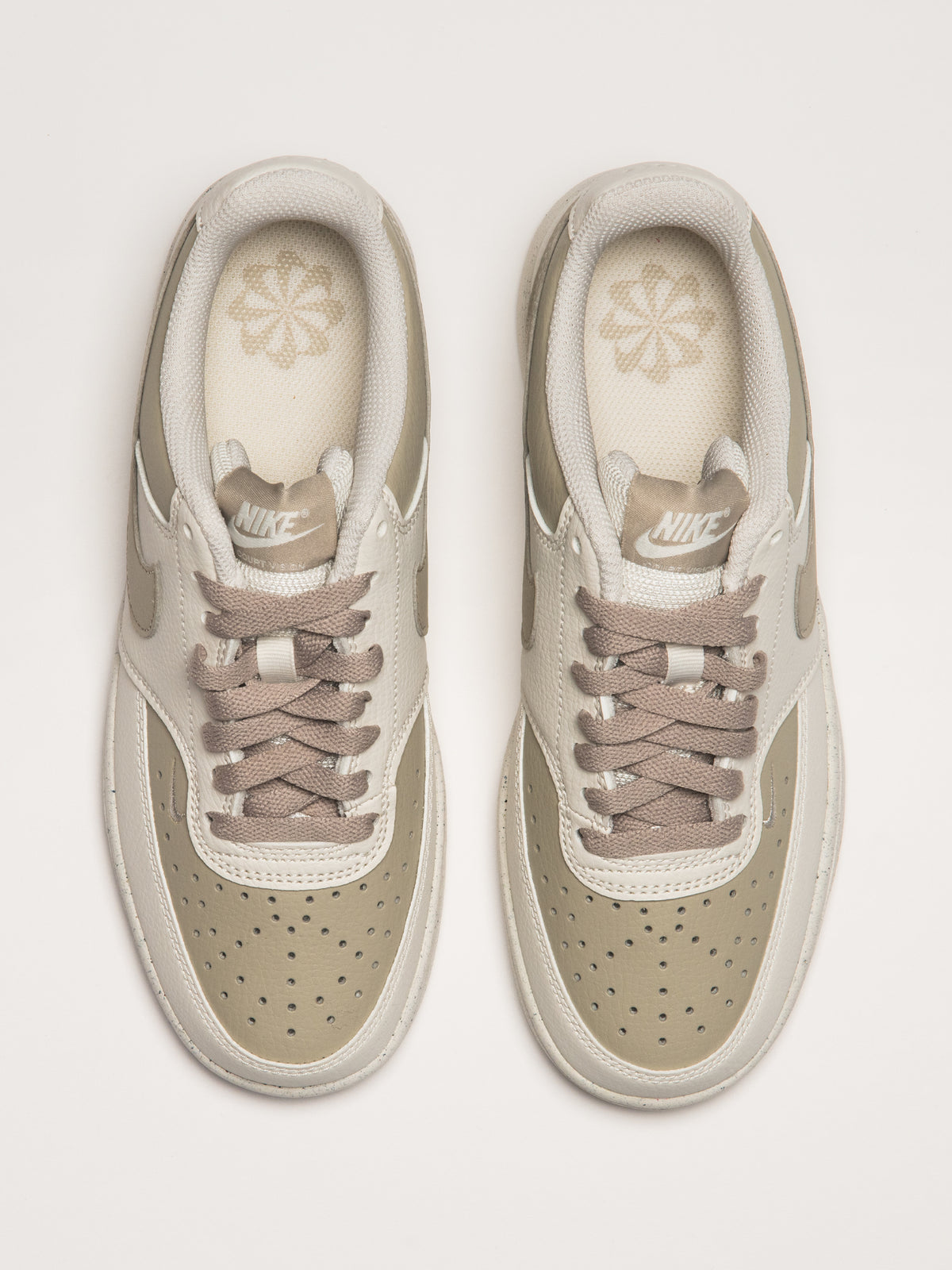 WOMENS NIKE COURT VISION LOW NXT NATURE SNEAKER - CREAM