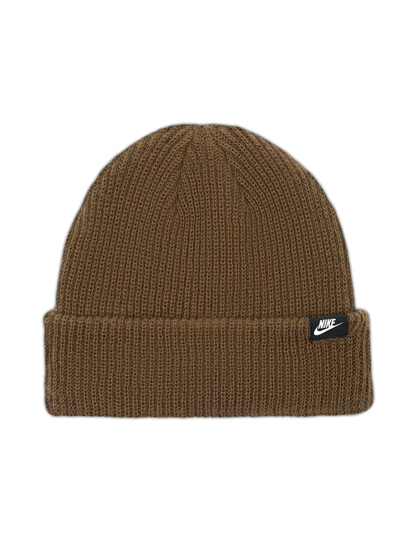 NIKE SHORT CUFF BEANIE - BROWN