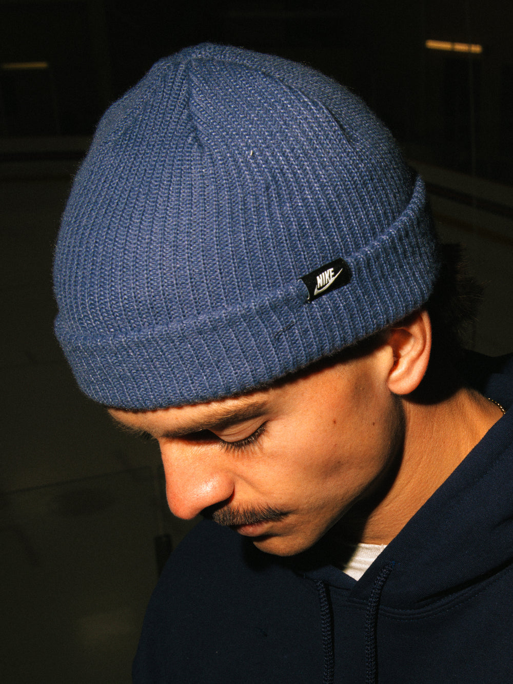 BONNET NIKE FUTURA 365 SHORT CUFF - BLEU