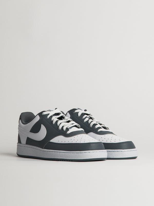 MENS NIKE COURT VISION LOW SNEAKER - GREY