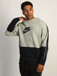 NIKE NIKE CLUB BRUSHED FLEECE CREWNECK SWEATER - Boathouse