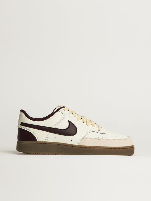 MENS NIKE COURT VISION LOW SNEAKER - WHITE
