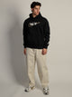 NIKE NIKE CLUB CHENILLE PULL OVER HODDIE - BLACK - Boathouse