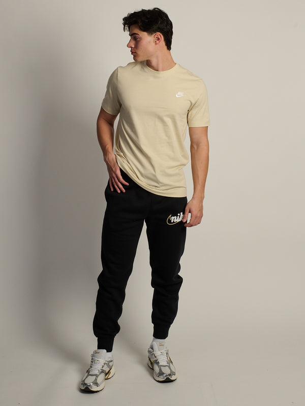 NIKE CLUB CHENILLE JOGGER - BLACK