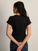 NIKE NIKE SPORTSWEAR RIB MOD CROP JDI TEE - Boathouse