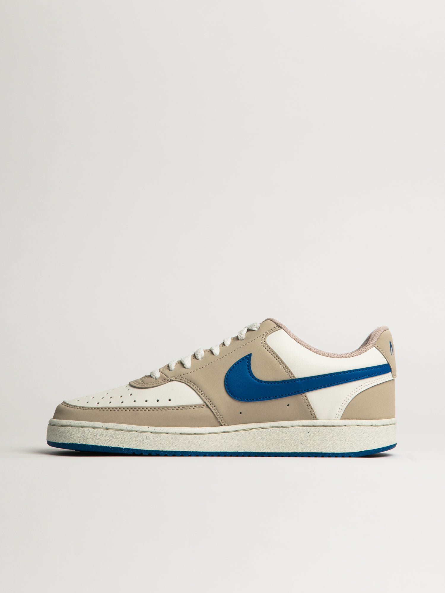 MENS NIKE COURT VISION LOW SNEAKER - WHITE/BLUE