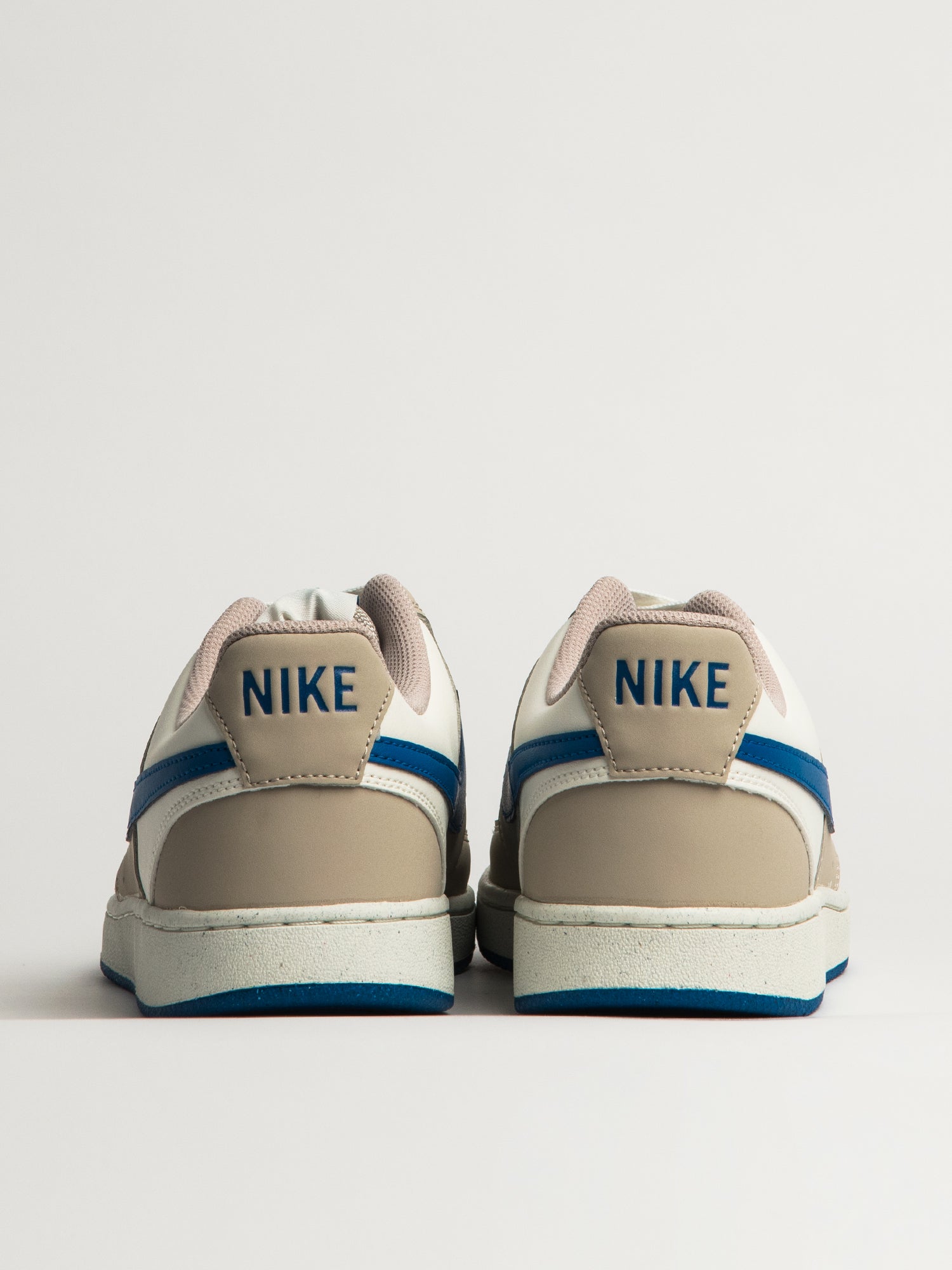 MENS NIKE COURT VISION LOW SNEAKER - WHITE/BLUE