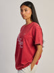 NIKE T-SHIRT TOUGH ROUGE