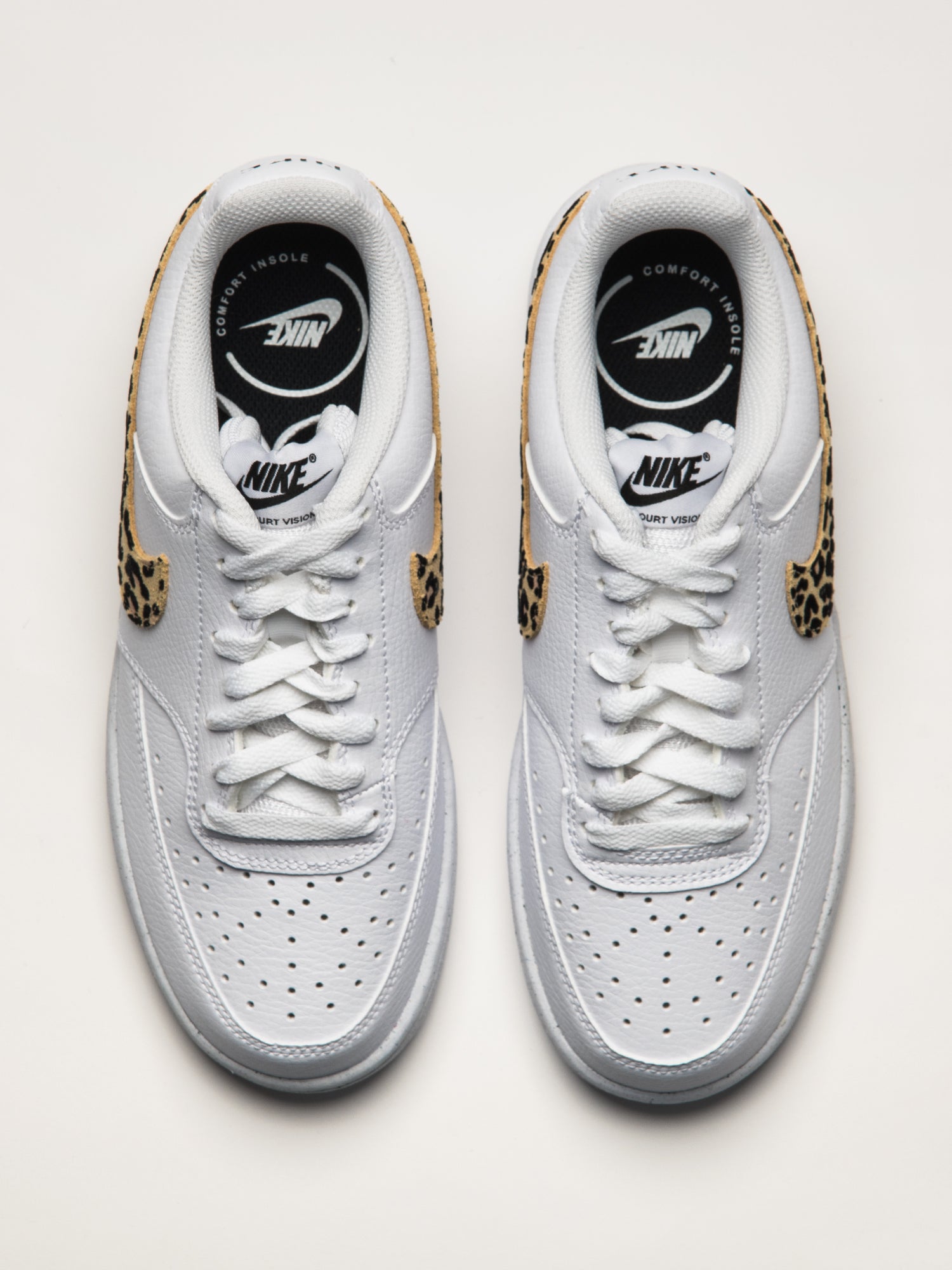 WOMENS NIKE COURT VISION LOW NEXT NATURE SNEAKER - WHITE