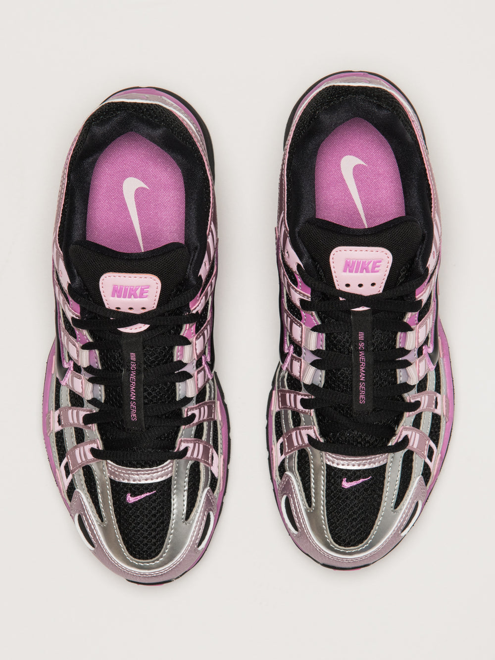 NIKE P - 6000 BASKETS - NOIR/ROSE