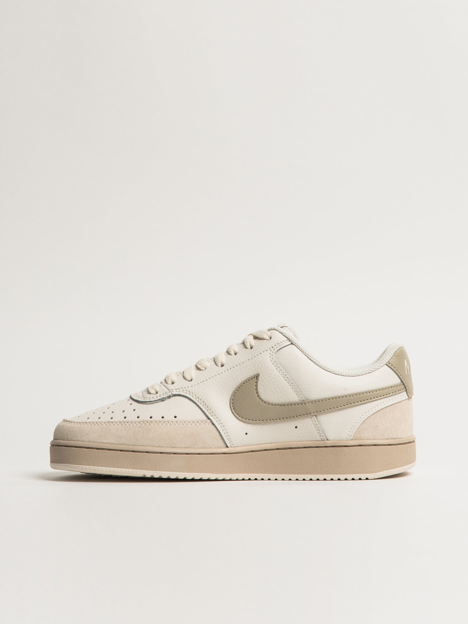 NIKE COURT VISION LO SUEDE SNEAKER - CREAM