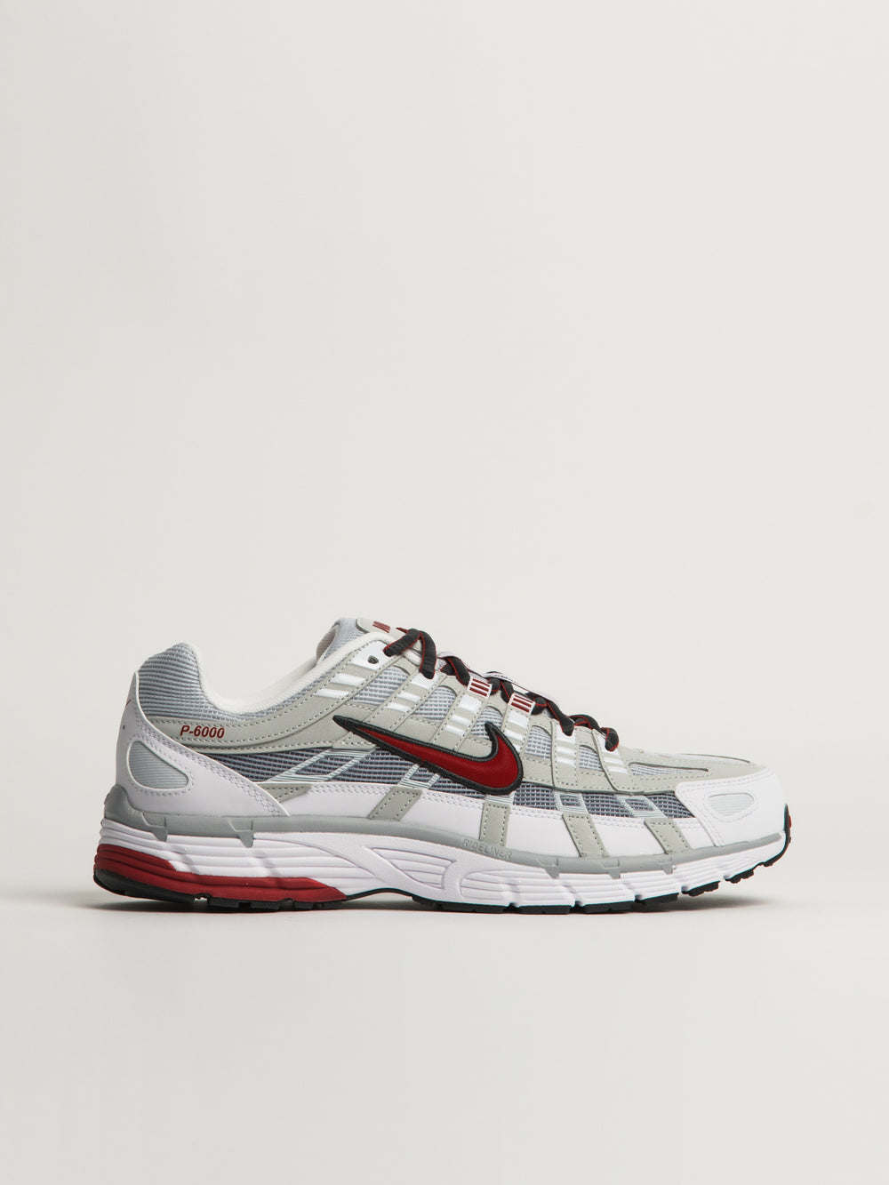 NIKE P - 6000 BASKETS - BLANC/ROUGE