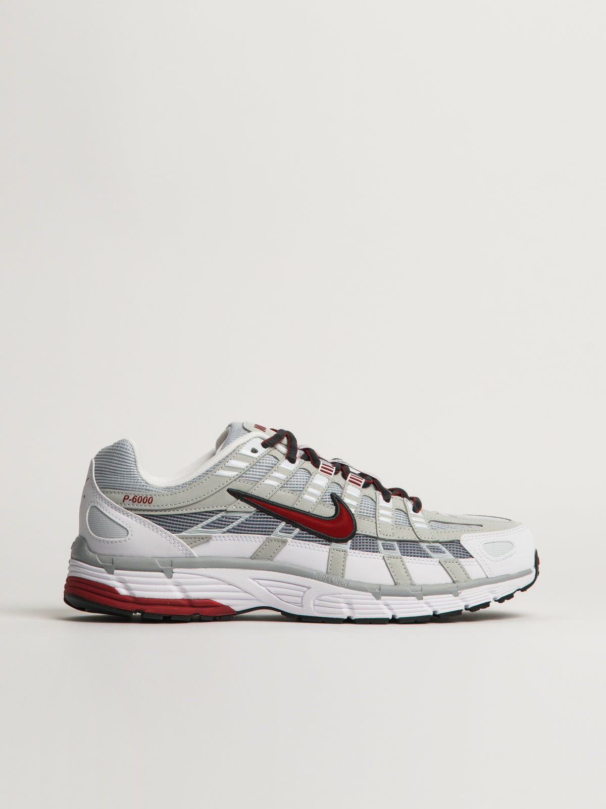 MENS NIKE P - 6000 SNEAKER WHITE/RED