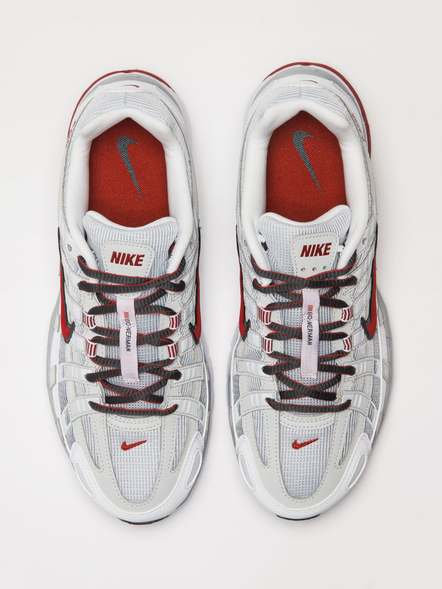 NIKE P - 6000 BASKETS BLANC/ROUGE