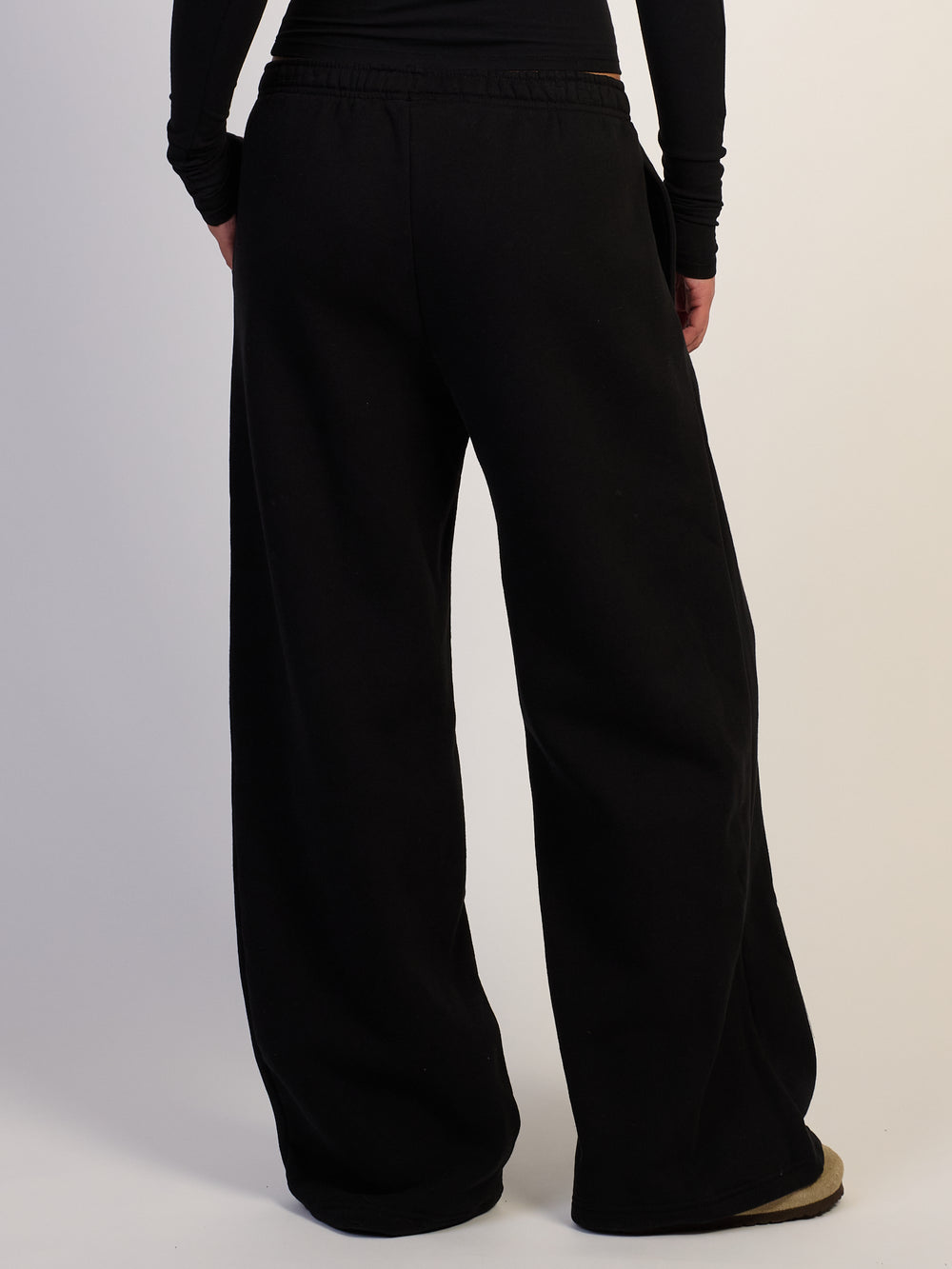 NIKE NIKE STUDIO FLEECE WIDE LEG PANTS - Boathouse