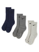 NIKE NIKE EVERYDAY PLUS CUSHIONED CREW SOCKS 3 PACK - Boathouse