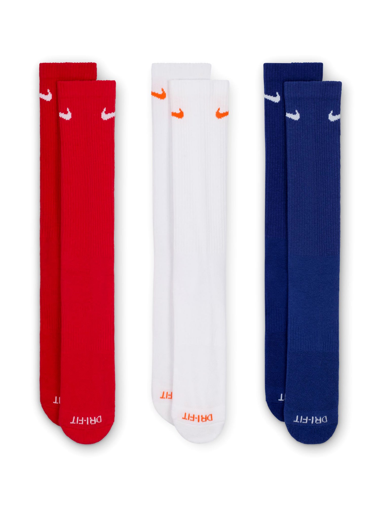 NIKE EVERYDAY CUSHION 3 PACK SOCKS - MULTI