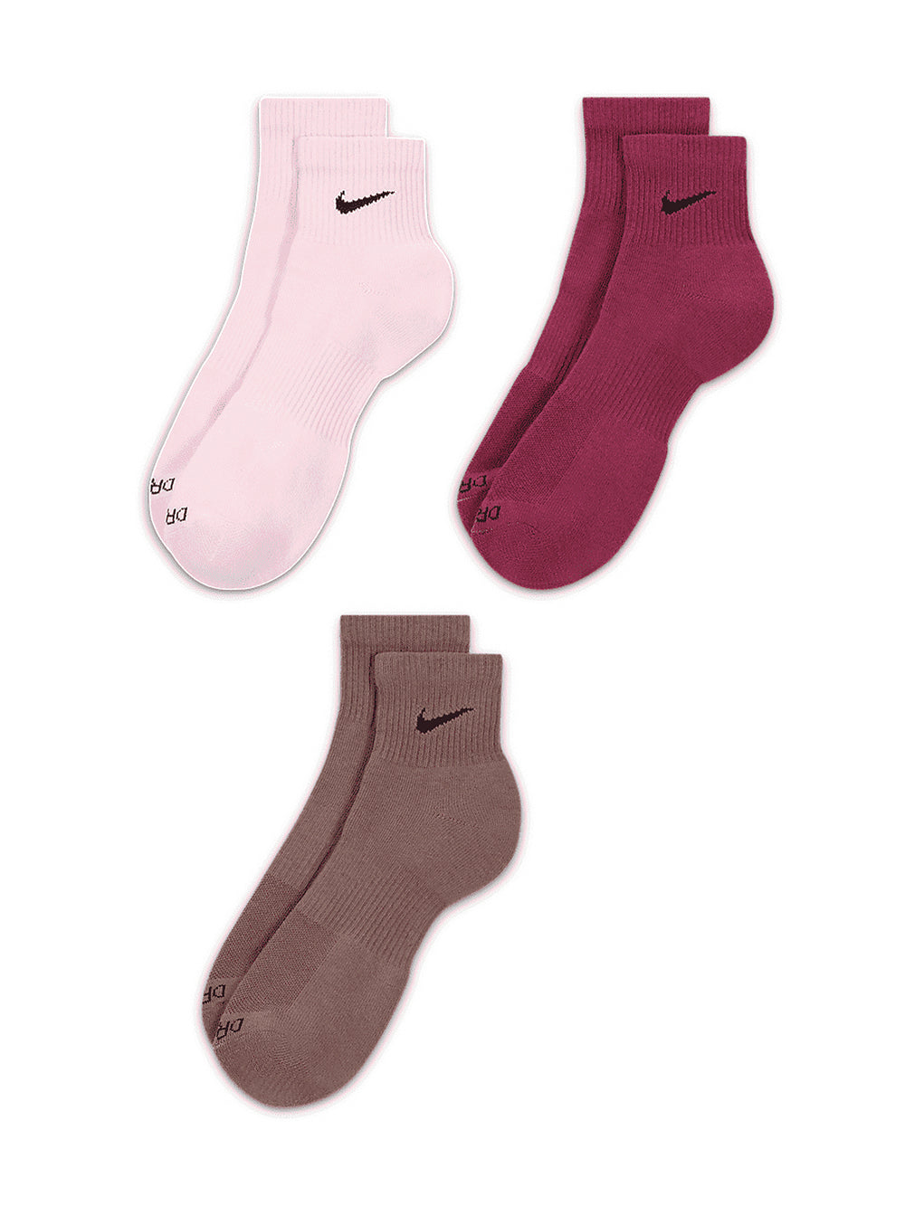  NIKE EVERYDAY PLUS CUSHION TRIANGLE LOT DE 3