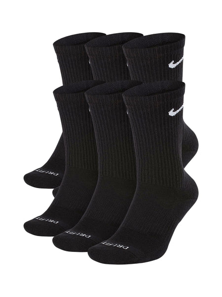 Earth Tones Nike Crew Socks Dri Fit, Unisex Adult Large, 3 - Pack 
