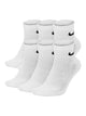 NIKE NIKE EVERYDAY CUSHIONED ANKLE SOCKS 6 PACK - Boathouse