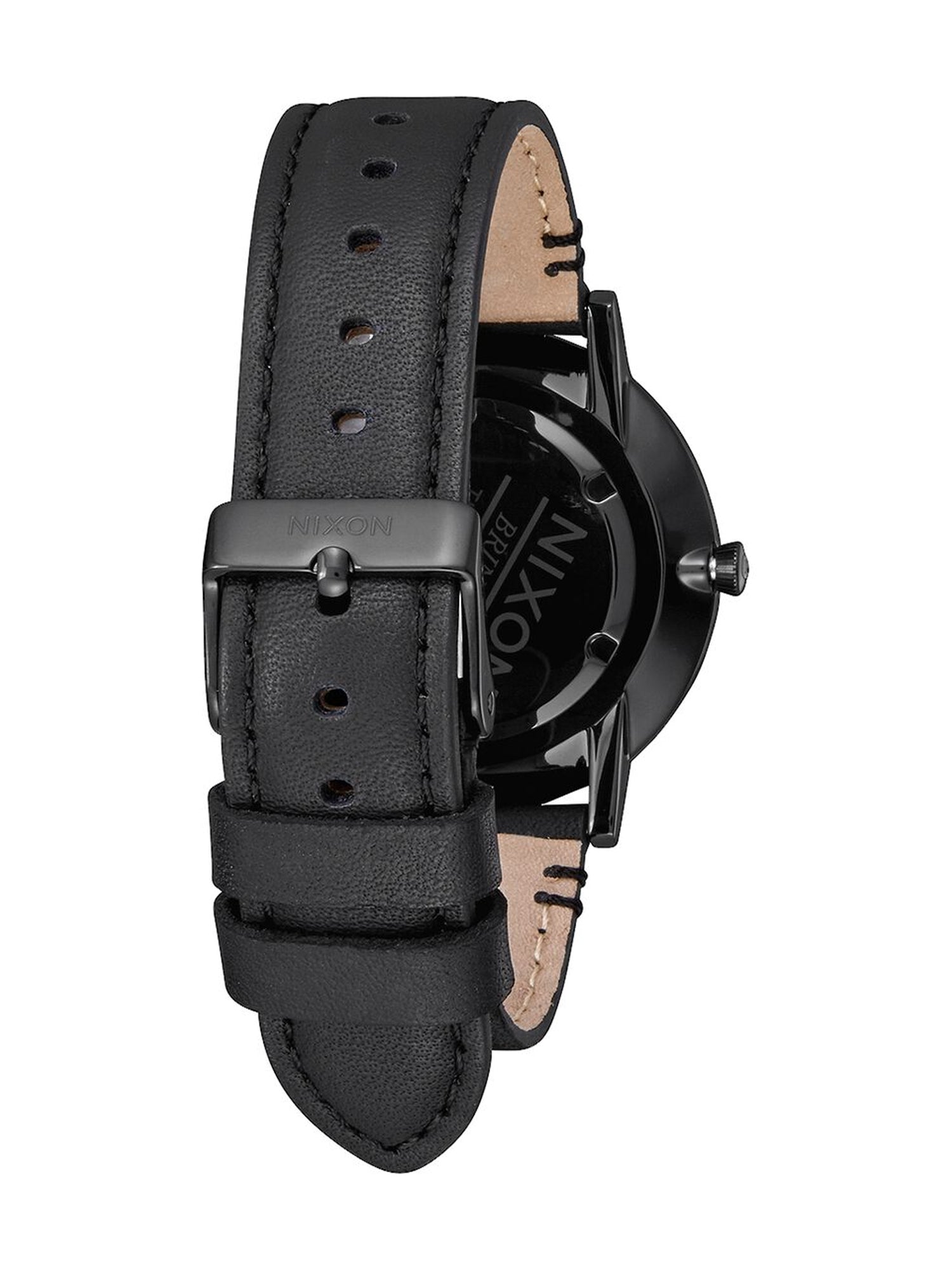 Nixon porter leather 2025 watch all black