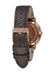 NIXON NIXON PORTER LEATHER - ROSE GOLD/GUN WATCH - CLEARANCE - Boathouse