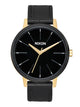 NIXON NIXON KENSINGTON LEATHER - GOLD/BLACK/WHT WATCH - CLEARANCE - Boathouse